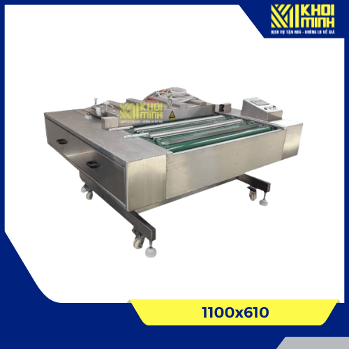 Máy hút chân không băng tải 1100x610